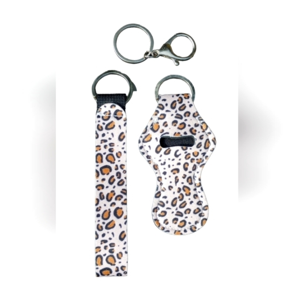 5/$25 Wrist Lanyard Strap Lip Balm Holder Keychain Lipstick Lighter Anim…